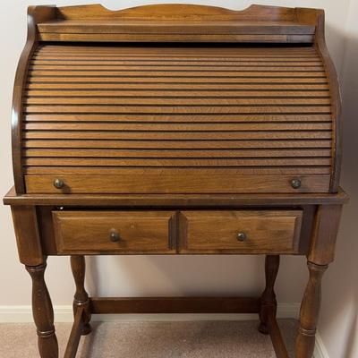 Antique Roll Top Desk 