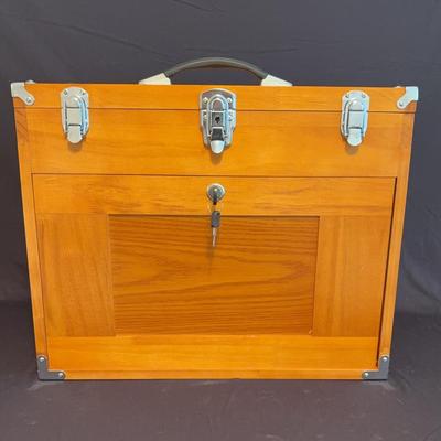 Heavy Wood Jewelry Case