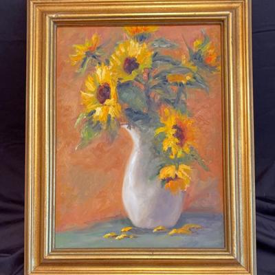 Daisy Oil Painting