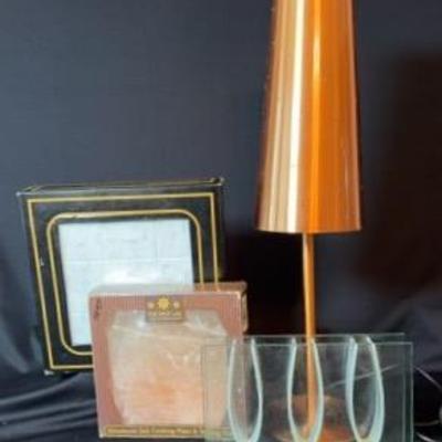 Odds & Ends - Copper Lamp, Himalayan Salt