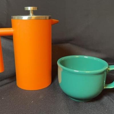 French Press And Mug 