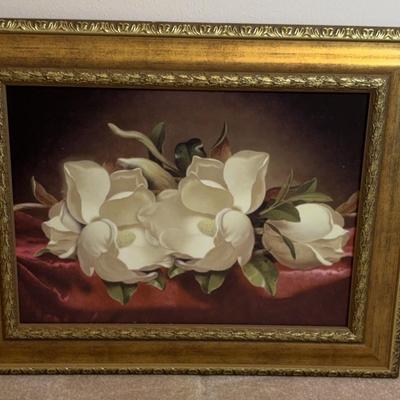 Magnolias Canvas Print By Martin Johson 