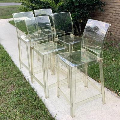 Acrylic bar stools