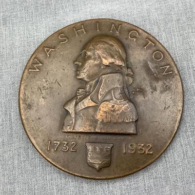 1932 Bronze Official Washington Commemorative Medal