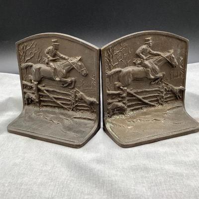 Hubley horse book ends