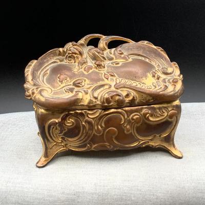 Art Nouveau jewelry casket