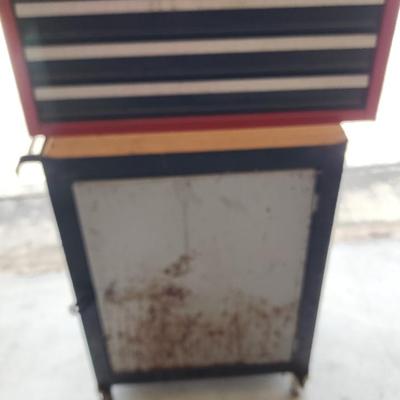 Craftsman Toolbox and Rolling Cart with Tools