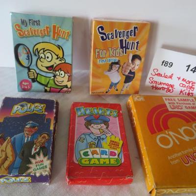 Vintage Children Card Games