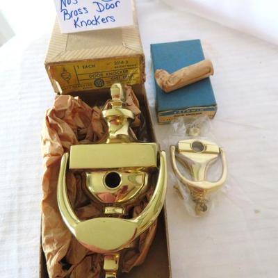 NEW BRASS Door KNOCKERS NOS