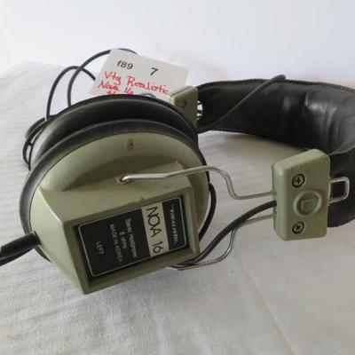 NOVA Stereo Headphones Vintage