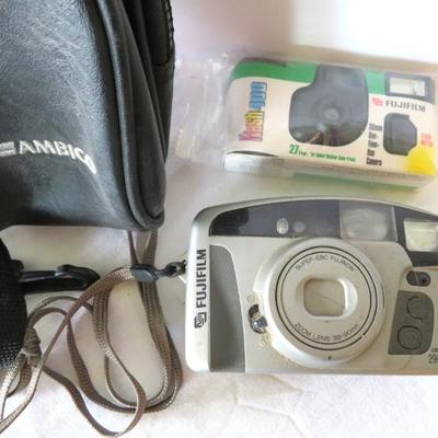 Vintage Fuji Camera & bag