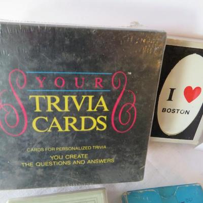 Vintage Game Card Setts USA
