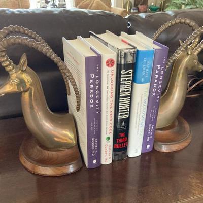 Vintage Sarried Antelop Book Ends