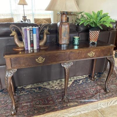 Sale Photo Thumbnail #298: CTH Chippendale Style Sofa Table