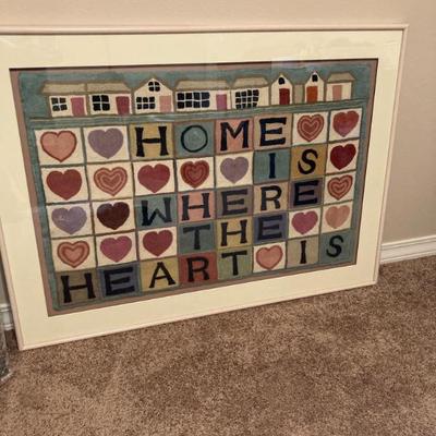 Framed Woven Rug