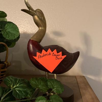 Frederick Cooper Brass & Wood Ducks