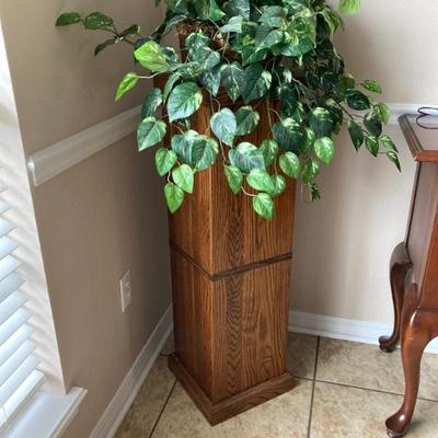 Oak Plant Stand