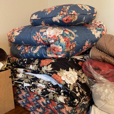 Two Custom Made Bedspreads In This Picture