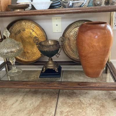 Brass Trays In Back