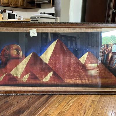 Picture and frame bought in Egypt. 