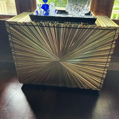 Sale Photo Thumbnail #12: Global View Gilt Two Drawer Chest !  Gorgeous 