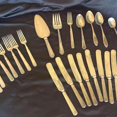 Holmes And Edward’s Silver Applied/Silver Plated Forks/Knives and Miscellaneous Silver Plated Silverware 