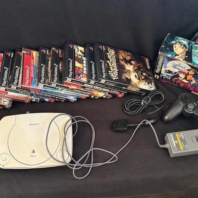 PlayStation Video Games Console and Controller