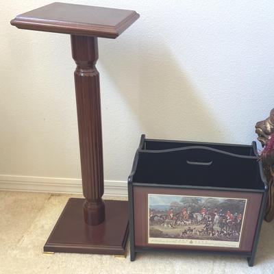 Bombay Co. Side Table And Magazine Rack