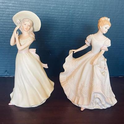 Masterpiece Porcelain Figurines “Lady Caroline” And “Melanie”
