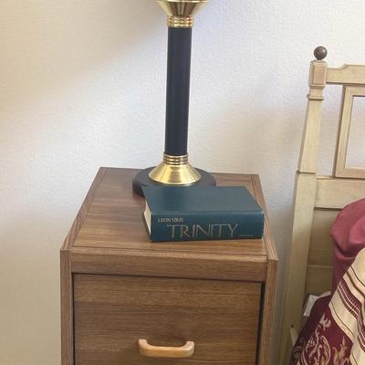 Pair Of Nightstands, Lamp And Leon Uris’s Trinity