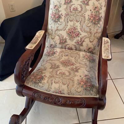 Antique Victorian Rocker Rocking Chair