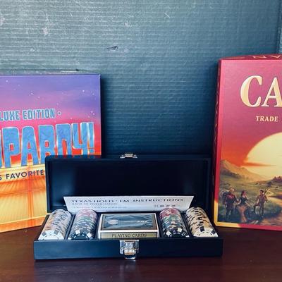 Jeopardy, Catan Games And Texas Hold ‘Em Set