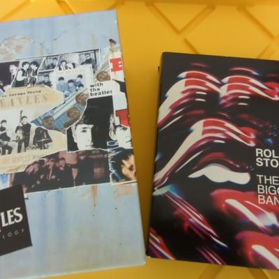 The Beatles Anthology &  Rolling Stones The Biggest Bang DVD Sets