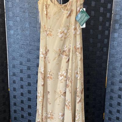 New-With-Tags Vintage Ralph Lauren 100% Silk Floral Dress 
