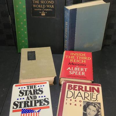 6 Hardback Books On WWII