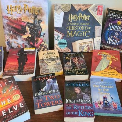 Harry Potter, LOTR, Sword In The Stone, Sci-fi And Dystopian Novels