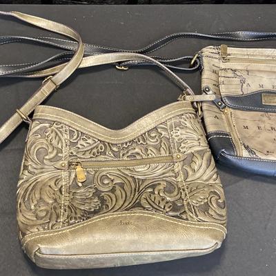 2 Leather Børn Concept Crossbody Purses 