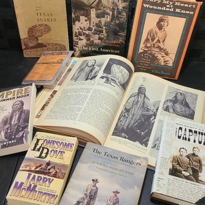 Texas, Native American, Southwestern Books + Texas Rock Kit