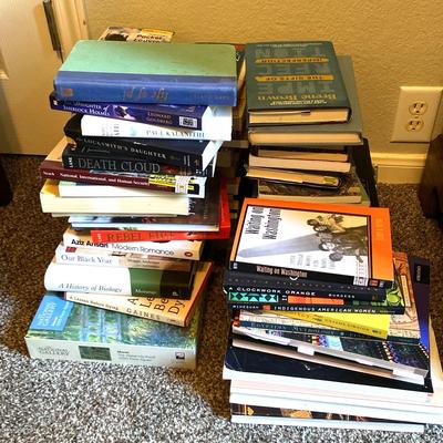 Huge Selection Of Paper/hardback Books  (5 Small Stacks)
