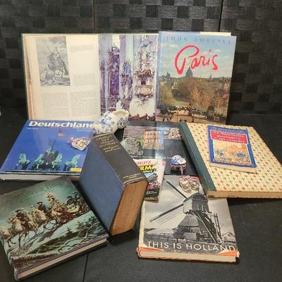 Books On Paris, The Louvre, Holland, Bavaria, In/on German/Dutch, Plus Dutch Shoes