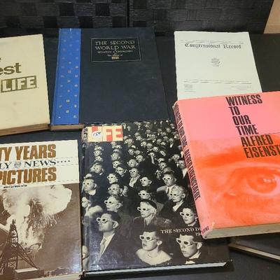 Vintage Photography Books, Incl Eisenstaedt, LIFE, And Churchill; Congressional Record Of 102nd Cong