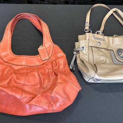 Two Coach Bags - In Need Of Care 