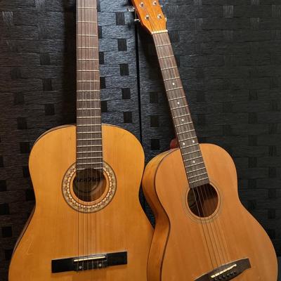 Vintage First Act Guitar 39”  & Vintage Squire By Fender (kids Size 34”)