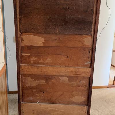 Incredible Antique Wood Mirror (possibly Mahogony/oak) 