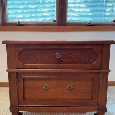 Wood Nightstand 