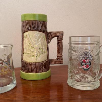 Collection Of Vintage Mugs 