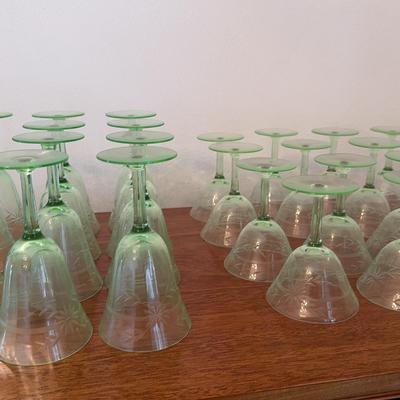 Depression Green Glass 