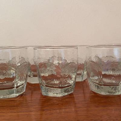 Set Of Libbey 2488 Chivalry 12 oz Old Fashion Glasses (7)