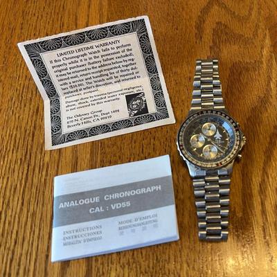 Chronograph “Pilot Commander” Stainless Steel Watch ￼