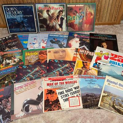 POLKA TIME!! Collection Of Vintage Records